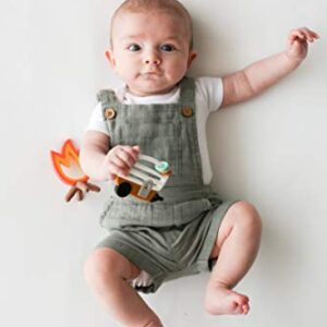 Lucy Darling Baby Teething Toys - Little Camper Silicone Baby Chew Toy For 0-6 And 0-12 Months - BPA Free Teethers For Babies - Soothe Babies Gums - 2 In 1 Pacifier And Teether - Image 2