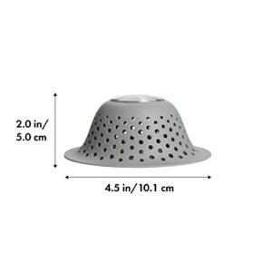 OXO Good Grips Silicone Shower & Tub Drain Protector, Gray - Image 7