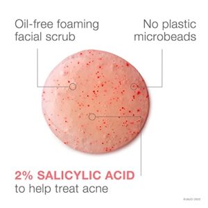 Neutrogena Oil Free Pink Grapefruit Acne Treatment Face Wash with Vitamin C, 2% Salicylic Acid, Gentle Foaming Facial Scrub to Treat & Prevent Breakouts, 6.7 Fl Oz, Pack of 3 - Image 8