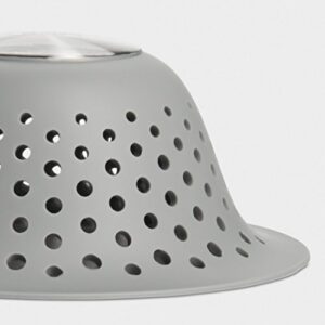 OXO Good Grips Silicone Shower & Tub Drain Protector, Gray - Image 3